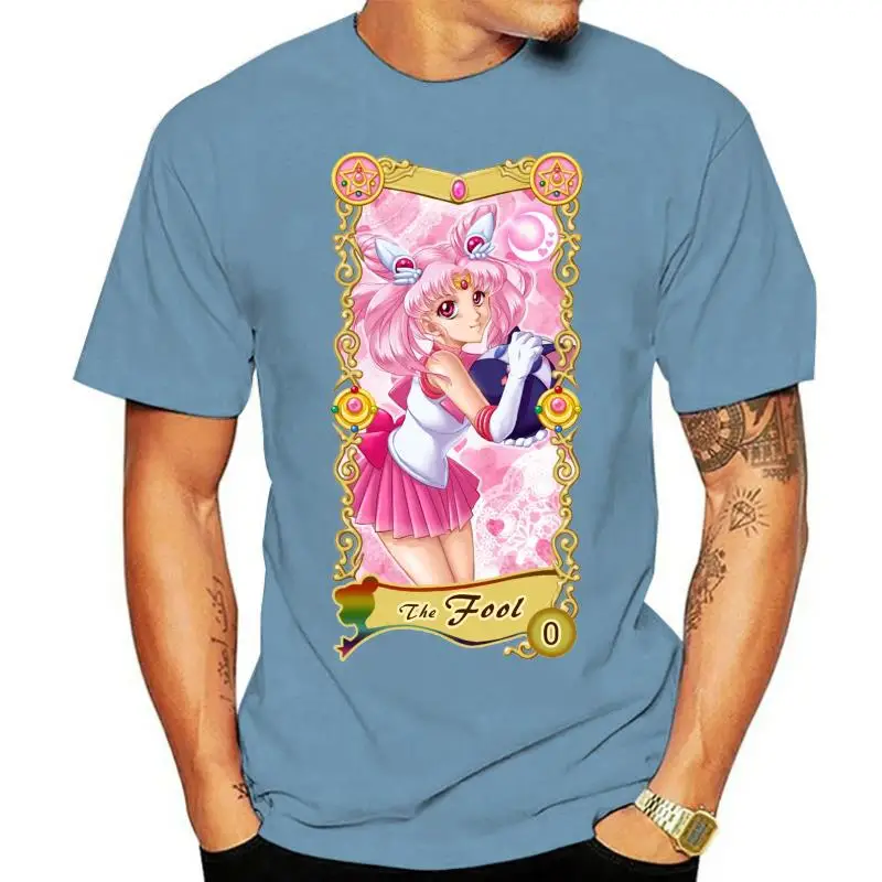 

Рубашка с изображением Сейлор Мун, футболка с изображением карты Таро смерти, Женская милая одежда в стиле Харадзюку, женские футболки с рисунком, топы, футболки