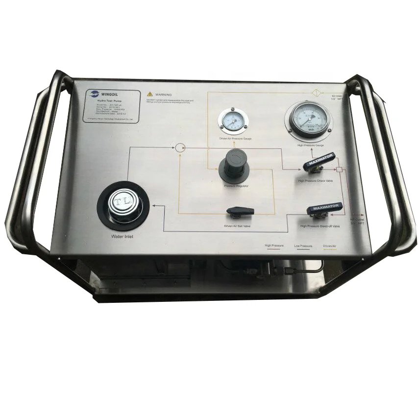 

test equipment air driven hydrostatic test pump