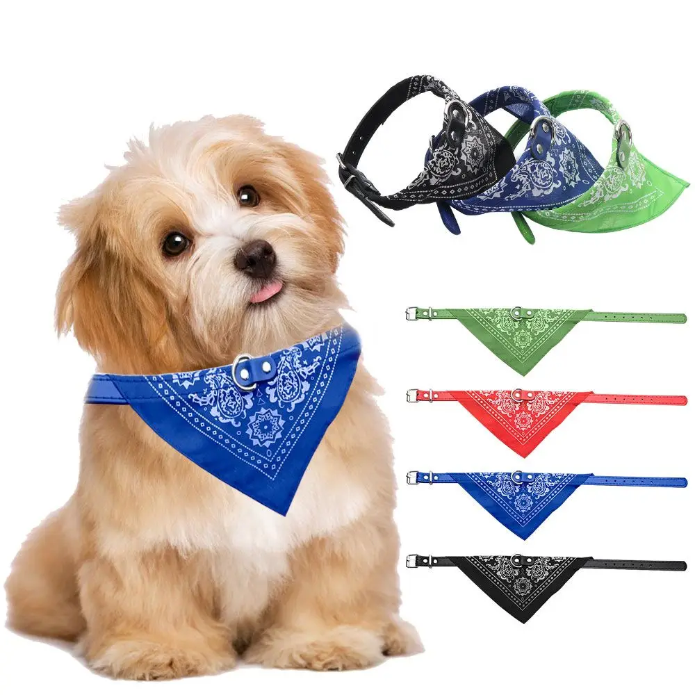 

Dog Bandanas Large Pet Scarf Pet Cotton Plaid WashableBow ties Collar Cat Dog Scarf Large Dog Accessories Kerchief