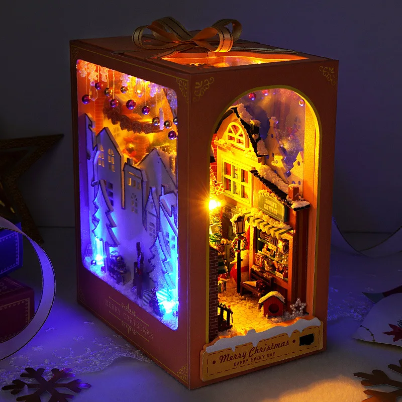 Набор Деревянных Подставок Для Книг Сделай Сам Миниатюрная Книжная Полка