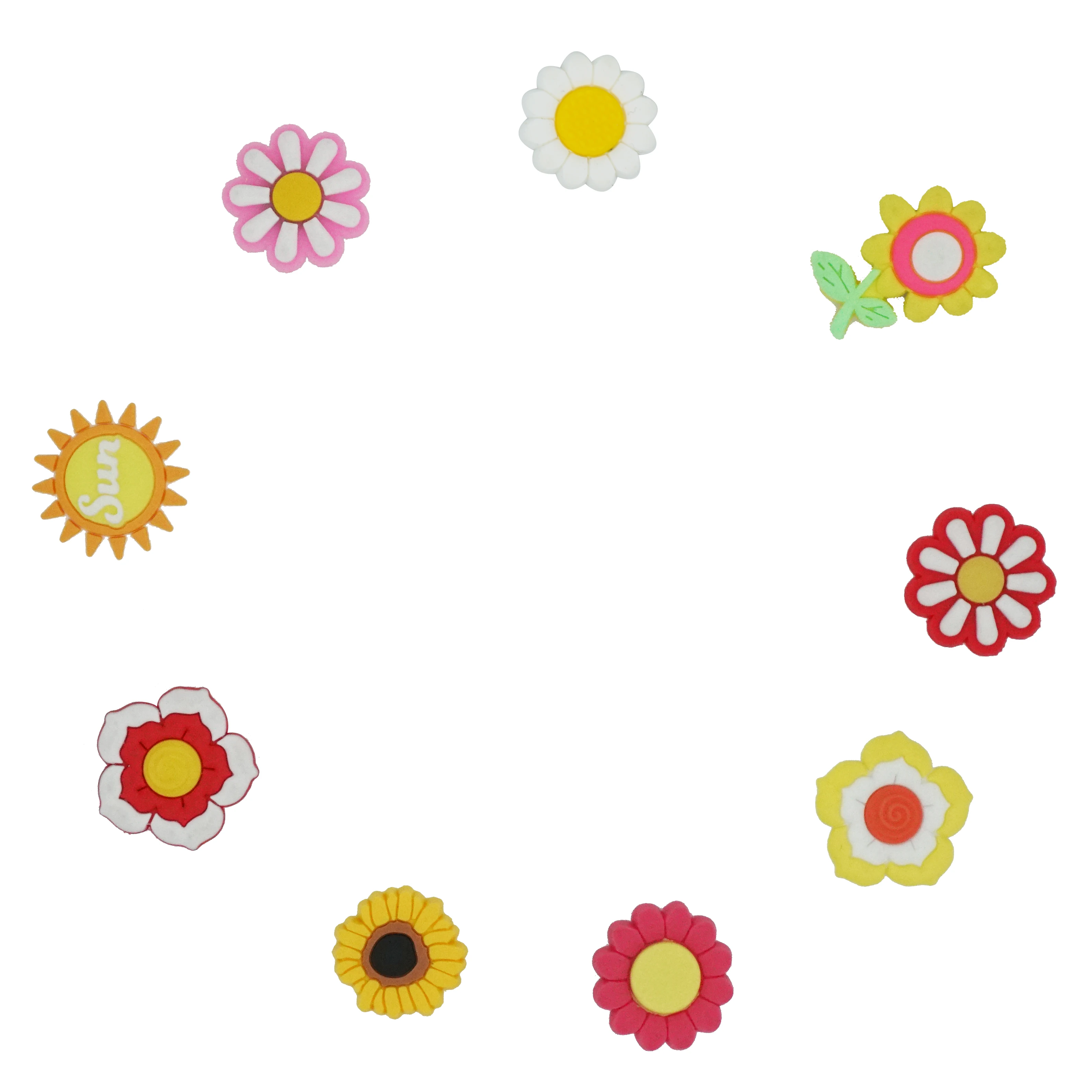 1 шт. Разноцветные Подвески в виде подсолнуха | Обувь