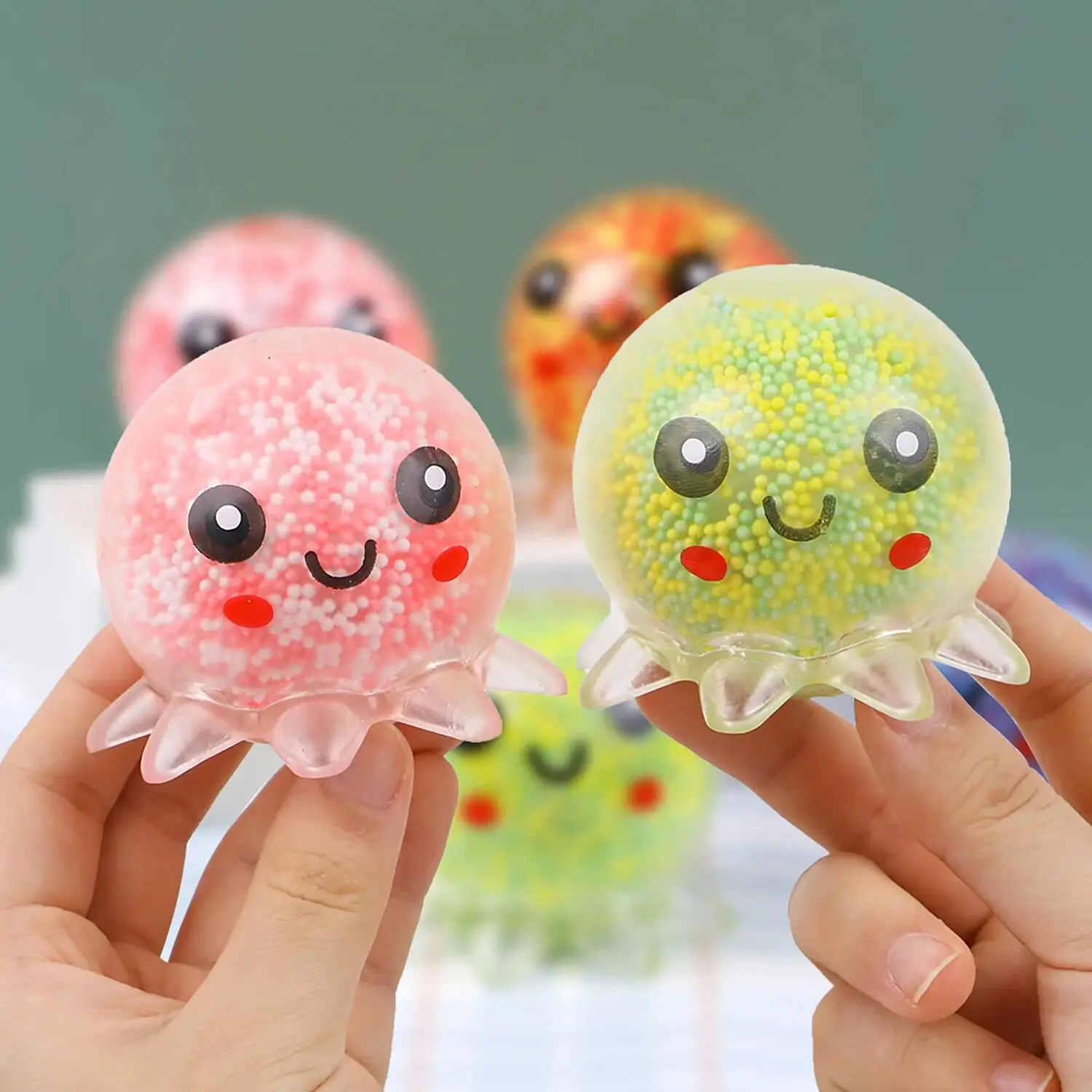 Декомпрессионная игрушка-Осьминог из термопластичной резины