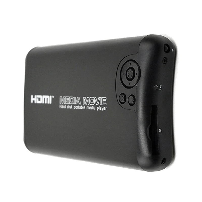 2.5Inch SATA Media Player Hdd 1080P USB3.0 External With VGA SD Support H.264 RMVB WMV |