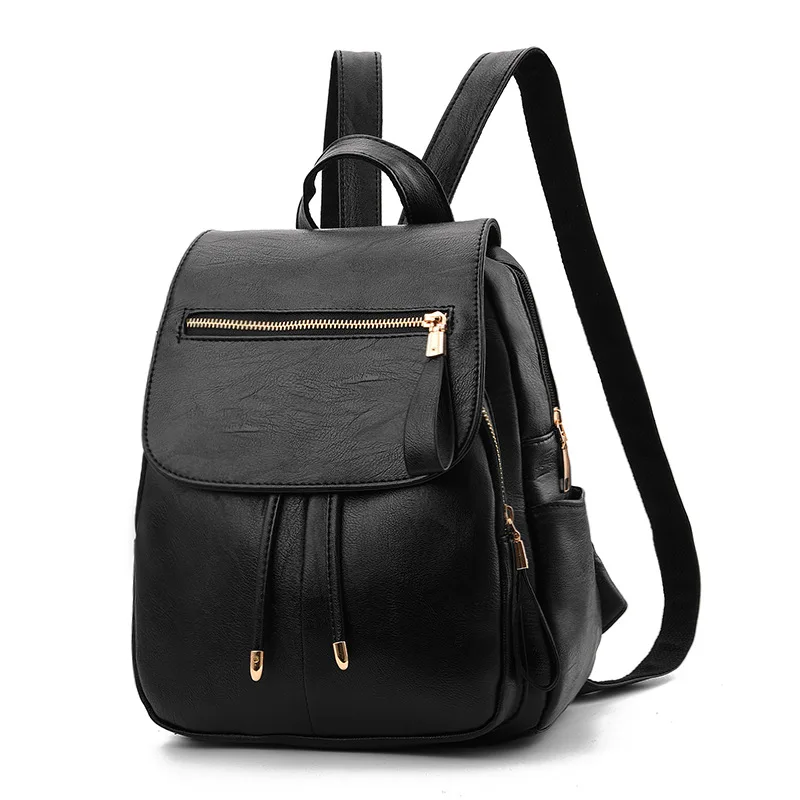 

Women Backpack 2023 New Ladies Shoulder Bags Casual Schoolbag Teen Girls Fashion Backpacks with Flap