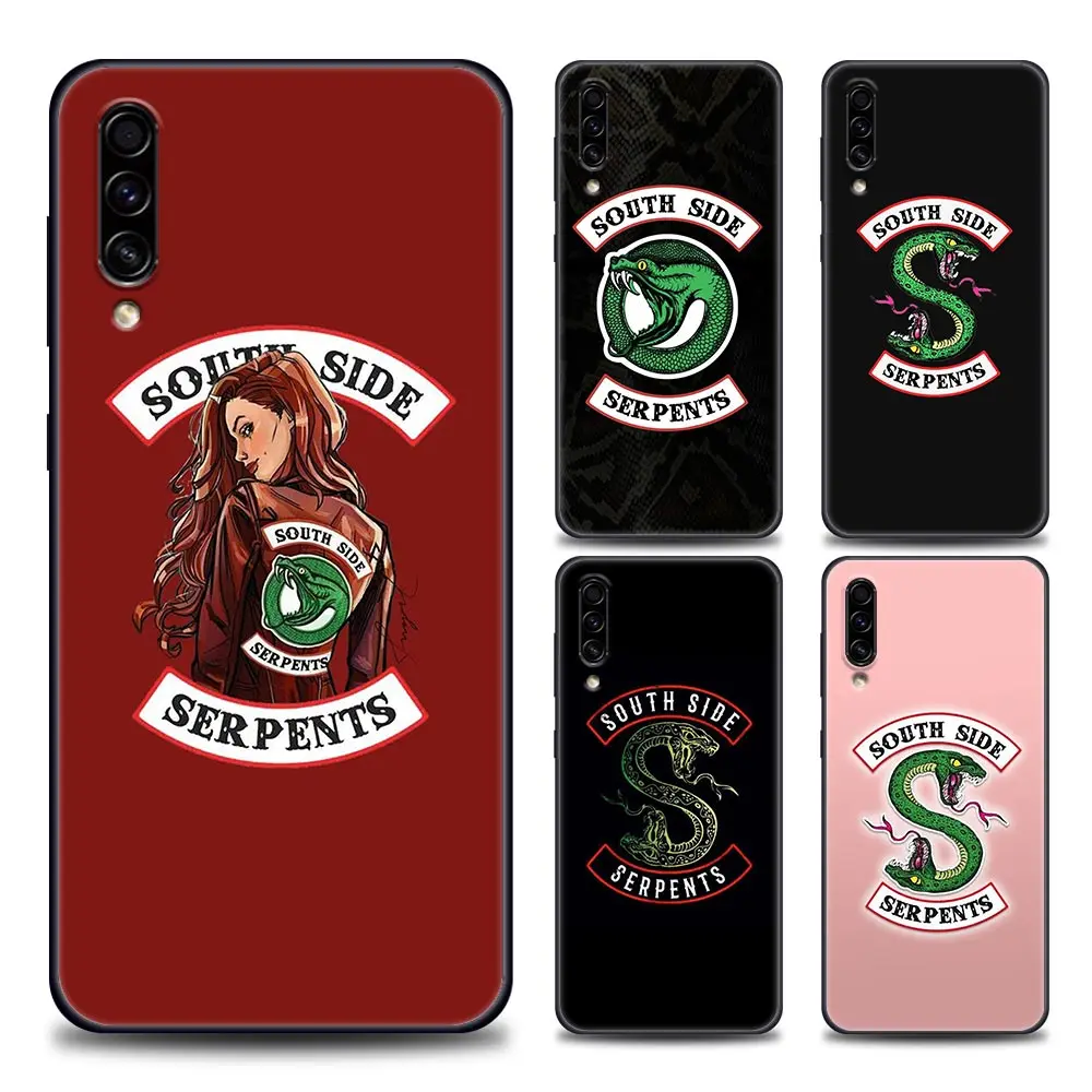 

Phone Case for Samsung A10 e S A20 A30 A30s A40 A50 A60 A70 A80 A90 5G A7 A8 2018 Silicone Snake Riverdale South Side Serpents