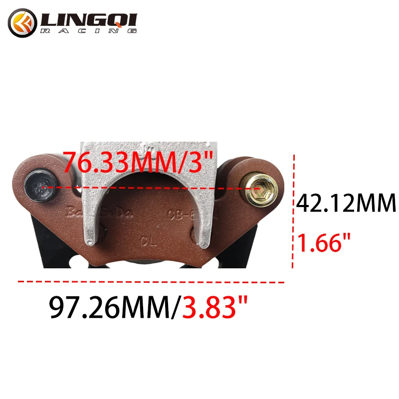 

LINGQI RACING ATV UTV запасные части левый и правый передний тормозной суппорт мотоциклетные детали для детей Mini Quad Moto 4 ATV Quad Buggy
