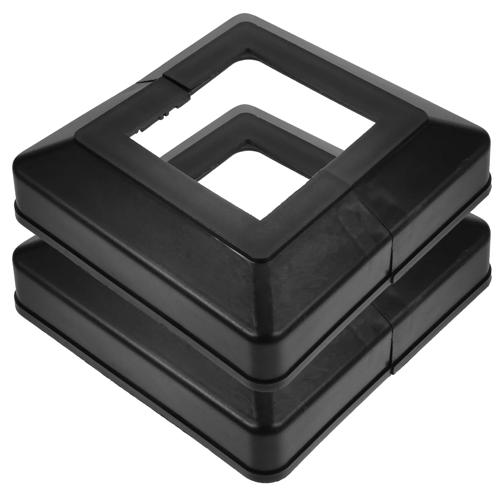 2 шт. квадратная трубка декоративная крышка стойки для палубы перила снизу