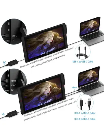 XP-Pen Artist 24 Pro графический планшет с пером