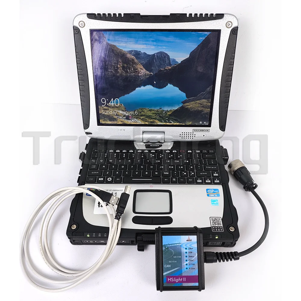 CF19 ноутбук/Xplore планшет + для Deutz 2000 автокоммуникатор OBD сканер HSlight II для контроллеров EMR1 Serdia2000