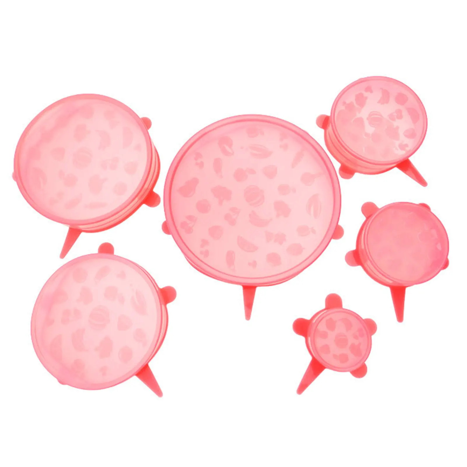 

6 шт., силиконовая крышка для контейнера, многоразовая