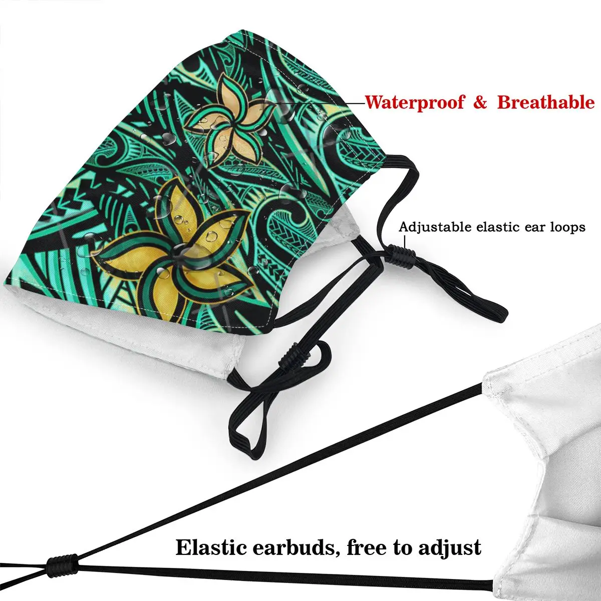 Модная фотомаска для женщин Самоанская полинезийская Гавайская чистая 1503