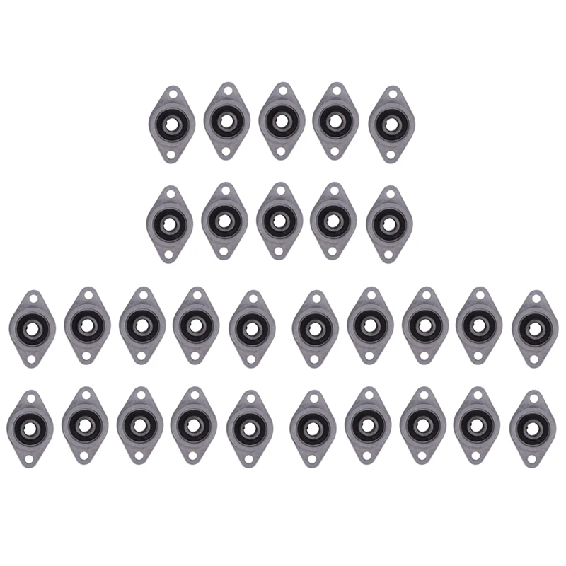 30 шт. KFL08 диаметр 8 мм корпус подшипника из цинкового сплава FL08 K08 опорный