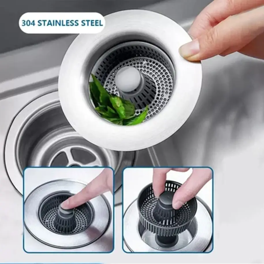 

3 в 1, Универсальный фильтр для слива раковины