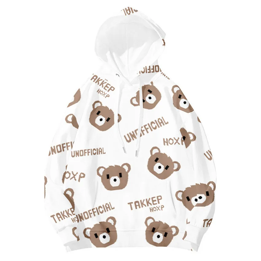 New Autumn 3D Print Cartoon Bear Sweatshirt For Boys School Hoodies For FNAF Costume For Teens Sport Clothes Kids Tops