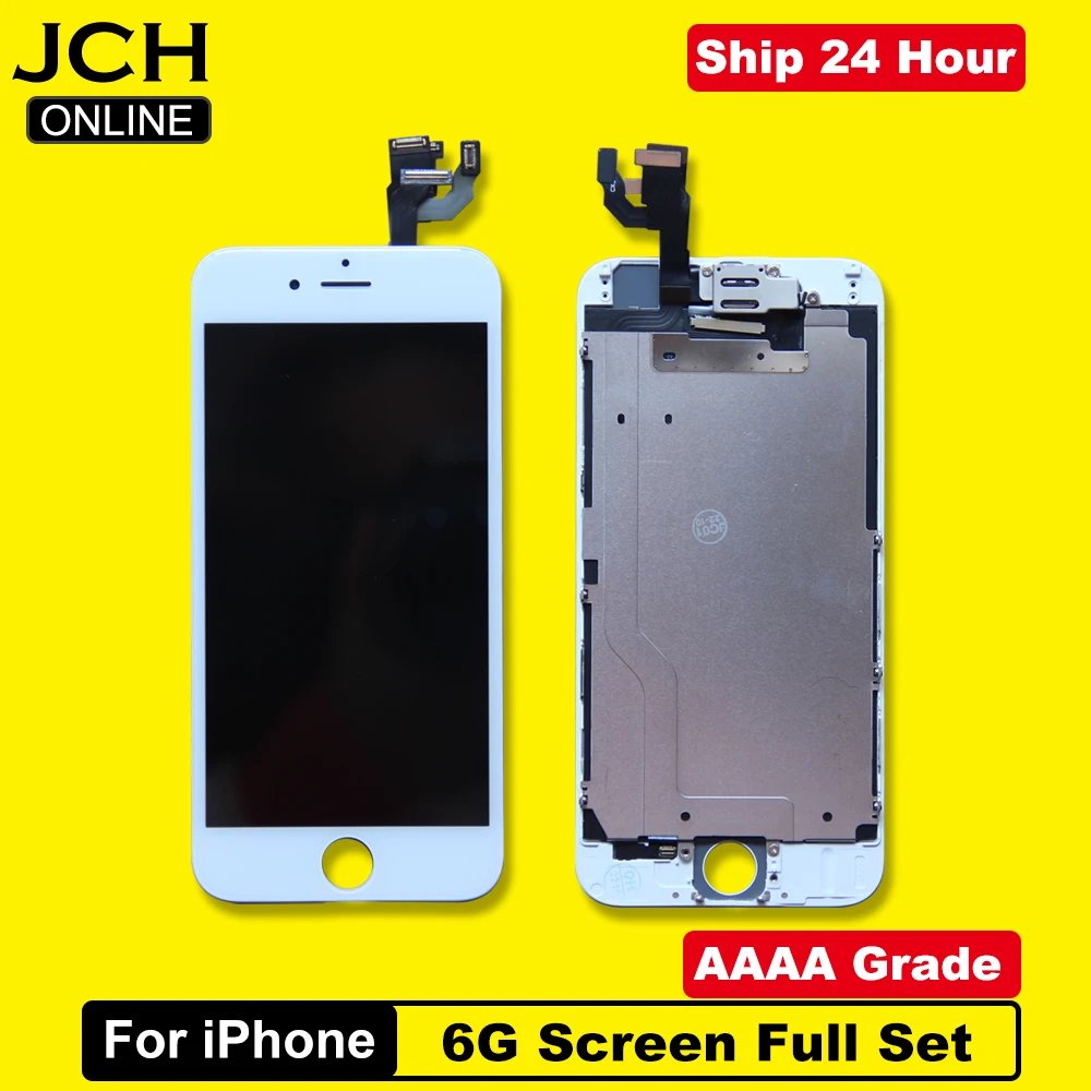 ЖК-дисплей класса AAAA для iPhone 6, сменный дисплей, полный комплект, сенсорный экран с дигитайзером и приемной камерой ЖК-дисплей класса AAAA для iPhone 6, сменный дисплей, полный комплект, сенсорный экран с дигитайзером и приемной камерой