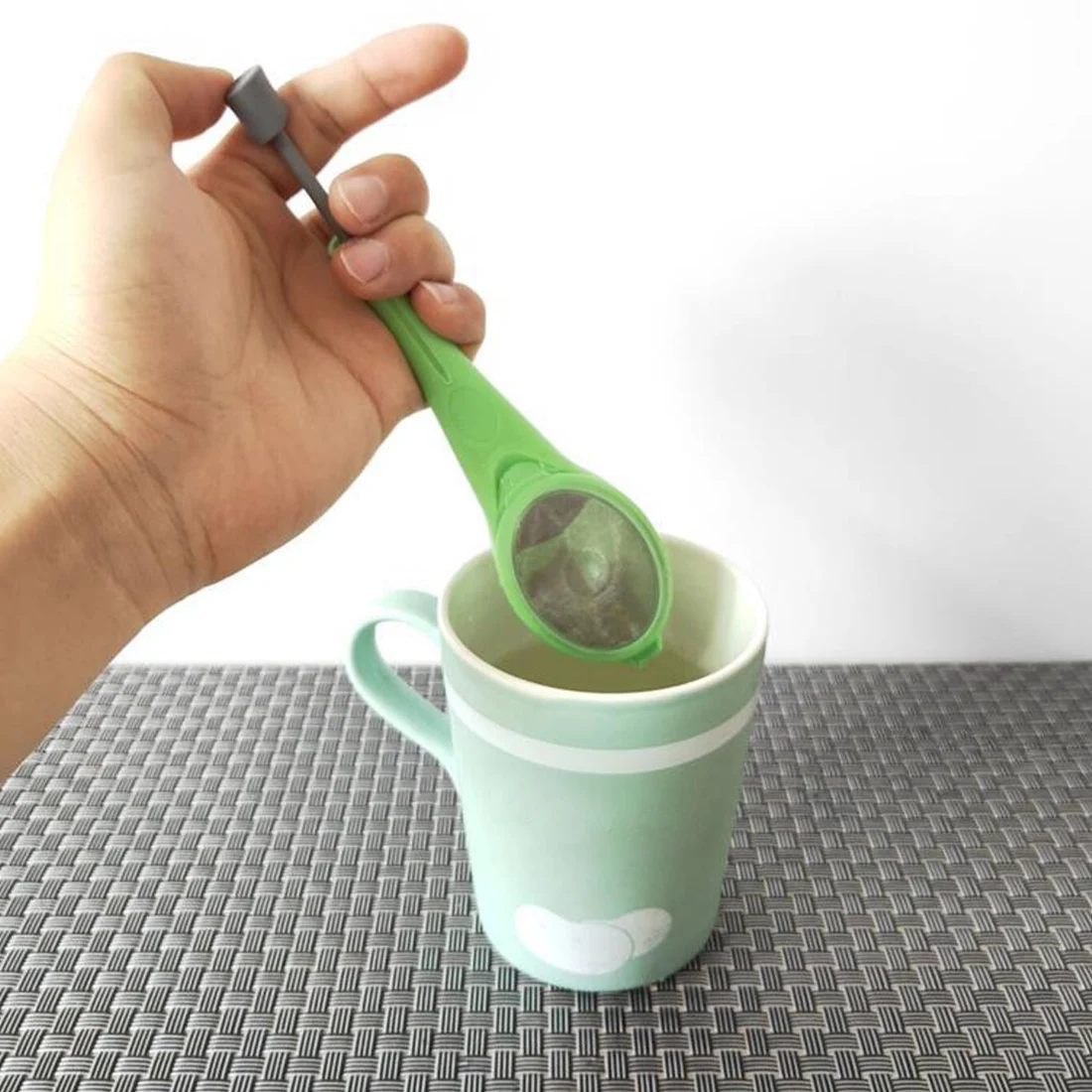 

2023 Silicone Tea Strainer Spoon Shape Cute Teapot Tea Filter Infuser Brewing Teapot Tea Accessories Kitchen Tools