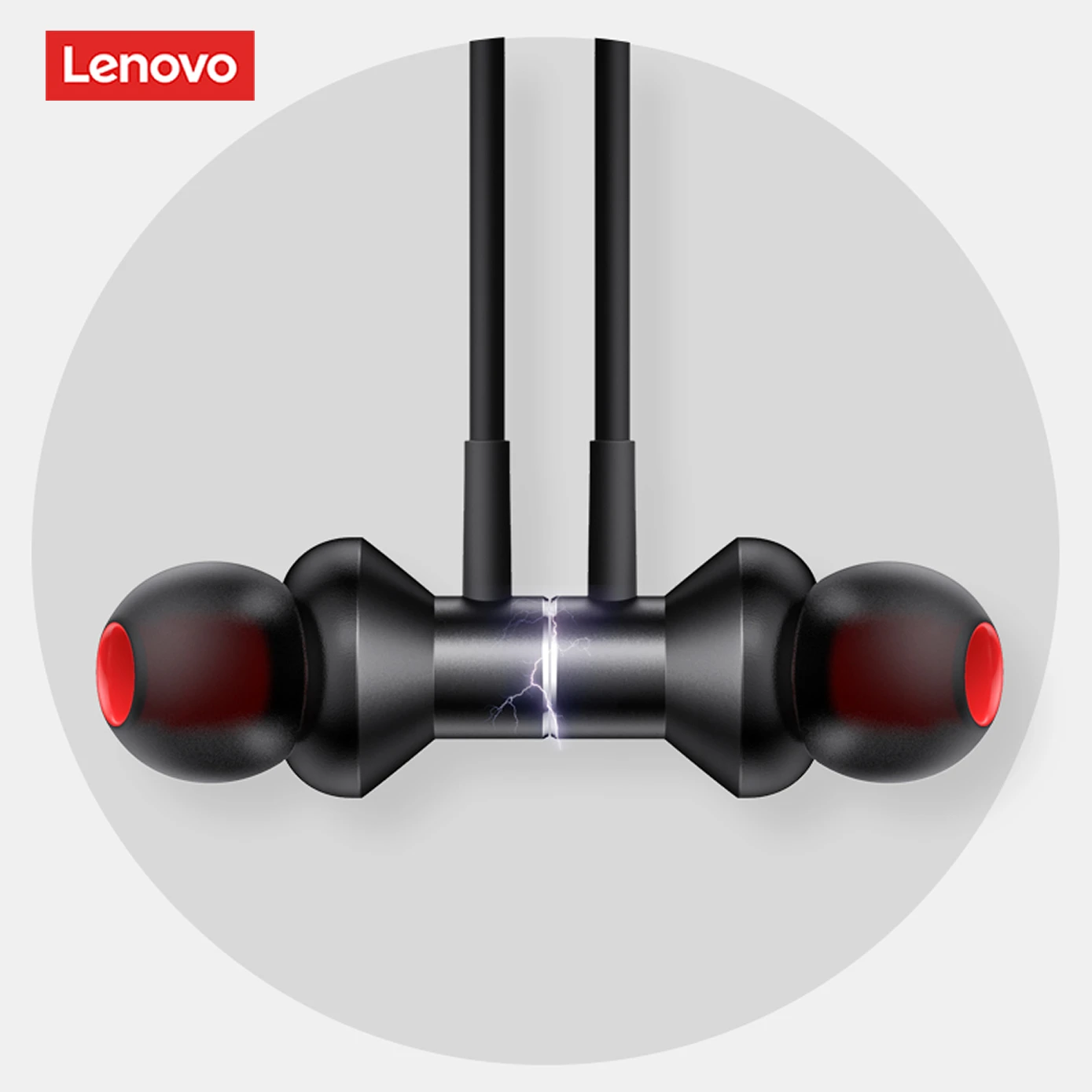 Беспроводные наушники Lenovo HE05X Bluetooth 5 0 магнитный шейный ремешок шумоподавление