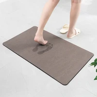 rectangle absorbent shower mat quick drying bathroom rug non slip entrance doormat nappa skin floor mat toilet carpet home decor