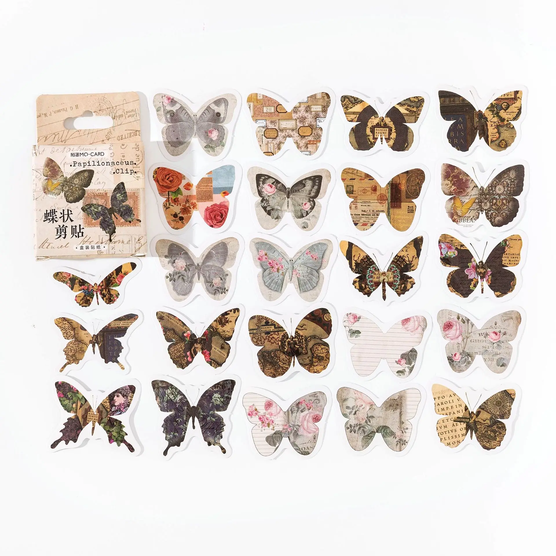 Декоративные стикеры бабочки Mengtai