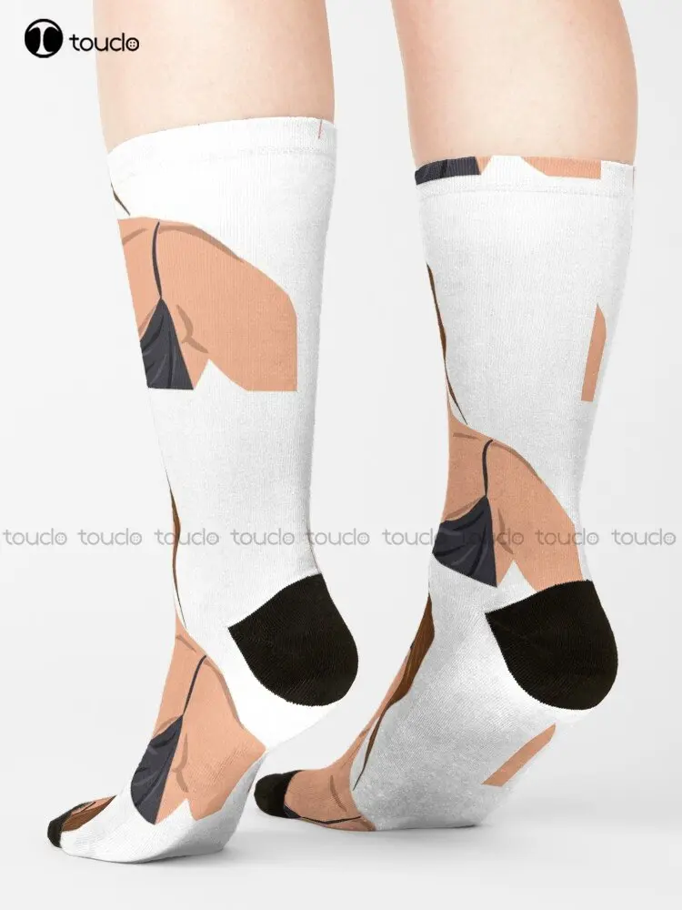 Носки женские футбольные унисекс с цифровой печатью 360 °