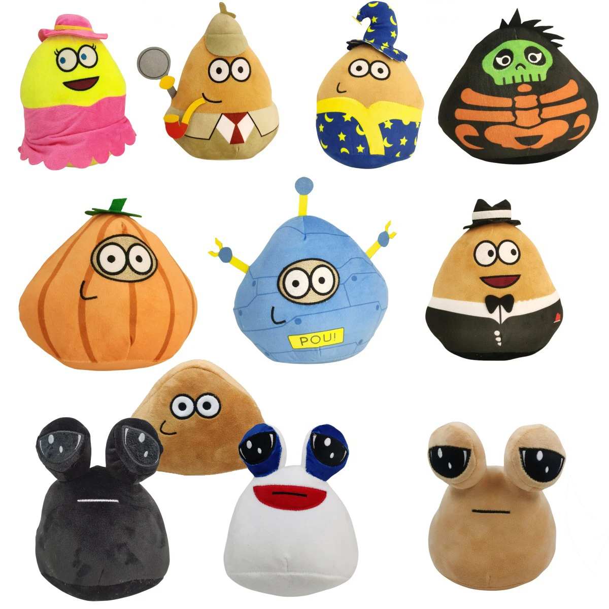 Kawaii My Pet Плюшевая игрушка POU. Плюшевые куклы мягкие но не легко деформируются.