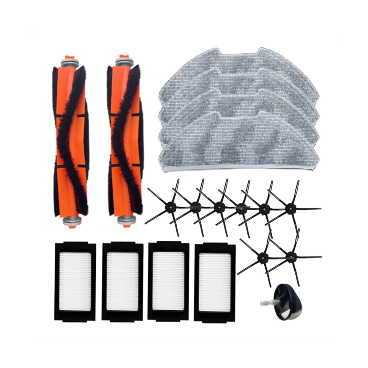 

Основная боковая щетка Hepa фильтр Швабра тканевые детали для 2 Pro / MJSTS1 аксессуары для робота-пылесоса