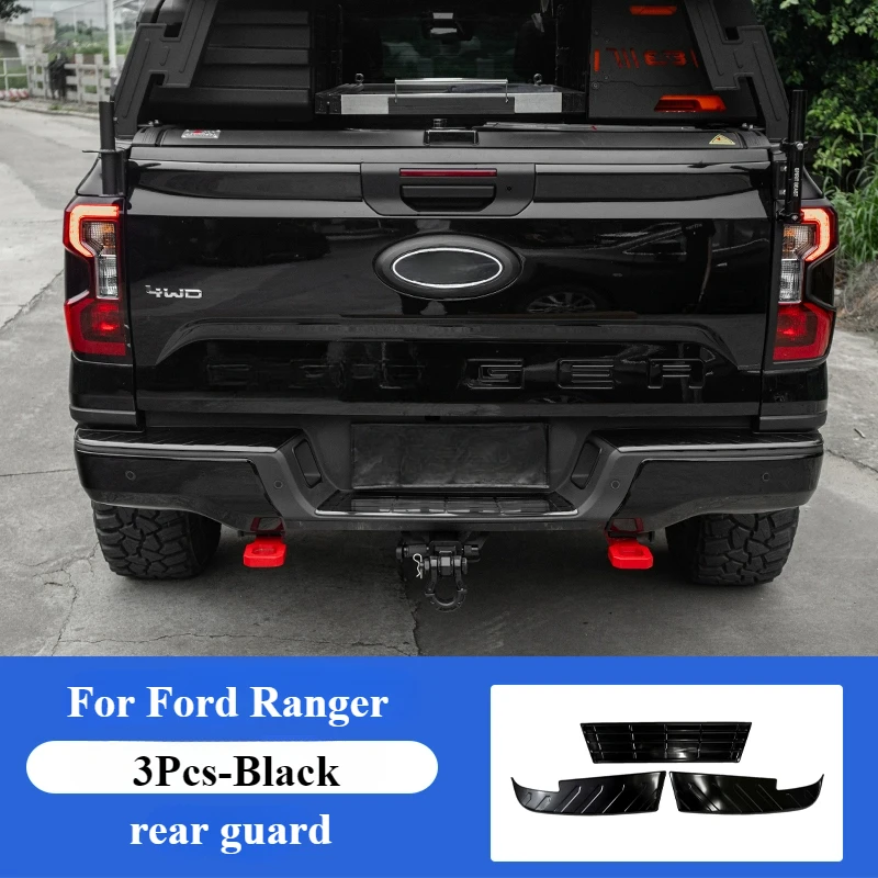 

Для Ford Ranger 2023 2024, автомобильный багажник, бампер, накладка на порог, защита заднего крыла из нержавеющей стали, украшение, Стайлинг автомобиля