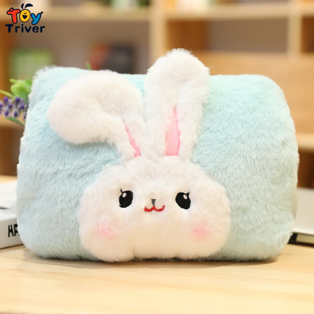 

Кавайный Кролик, Кролик, обогреватель для рук, плюшевые игрушки, подушка, набивная кукла для детей, украшение для комнаты для девочек, мягкие зимние подарки на день рождения