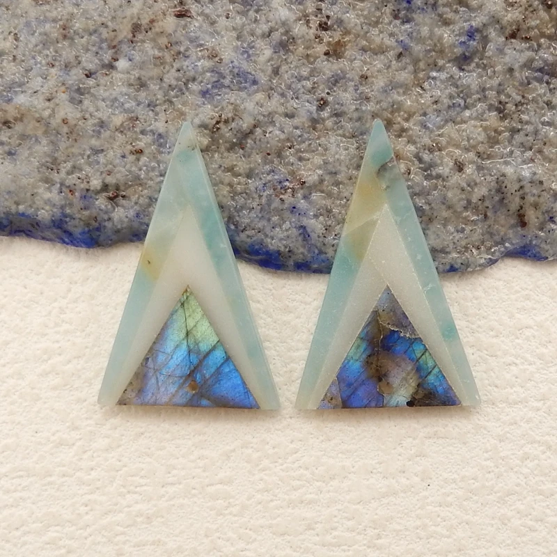 Натуральный камень лабрадорит белый нефрит Амазонит искусственная бусина