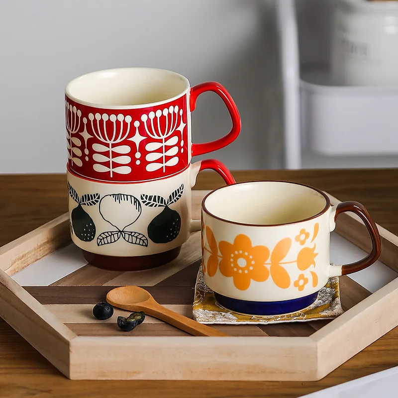 Creative Ceramic Mug Coffee Water Japanese Korean Ins Style Mugs |