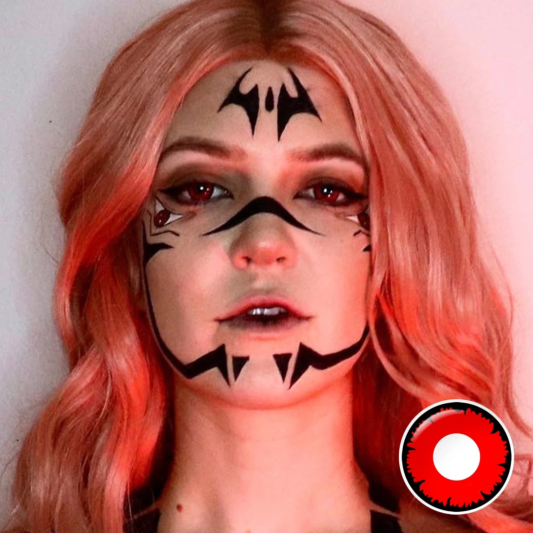 Pseyeche глаза вампира контактные линзы для Хэллоуина 1 пара в форме ящерицы год