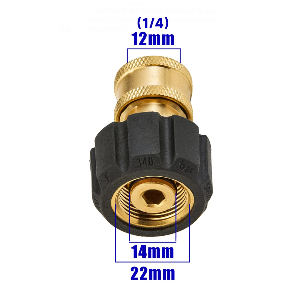 Набор адаптеров Kaikarai для мойки высокого давления M22 на 1/4