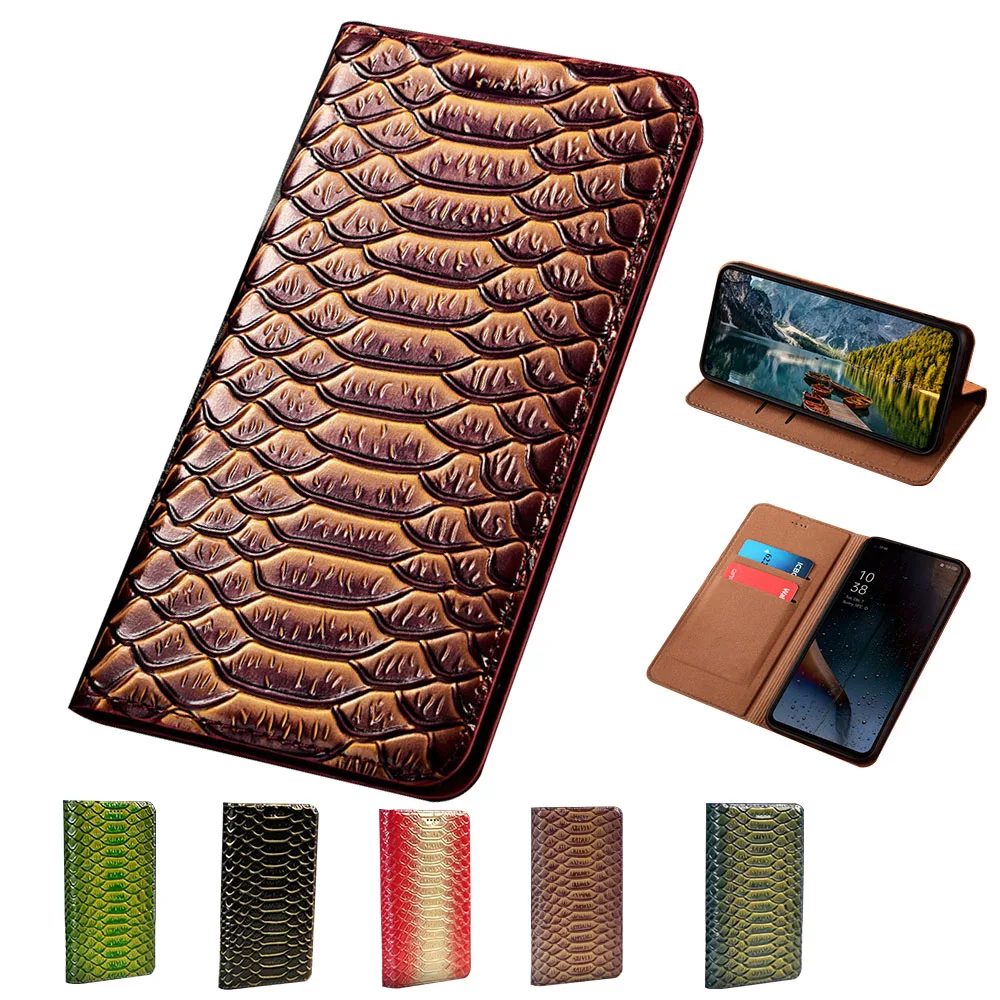 Cowhide Leather Case for Asus ROG Phone 8 Pro 7 Ultimate 6D 5D 5 3 2 Magnetic Closed Visa Card Slots Book Flip Cover Funda
