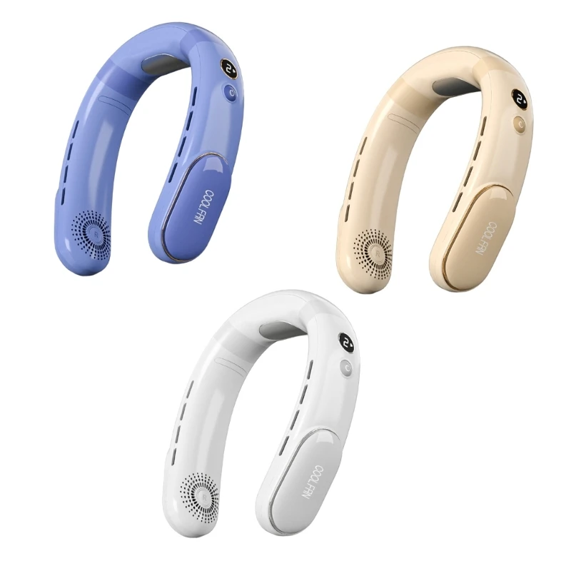 

Беслопастной вентилятор 20 куб. См, USB подвесной вентилятор без листьев, охлаждающий переносной шейный вентилятор