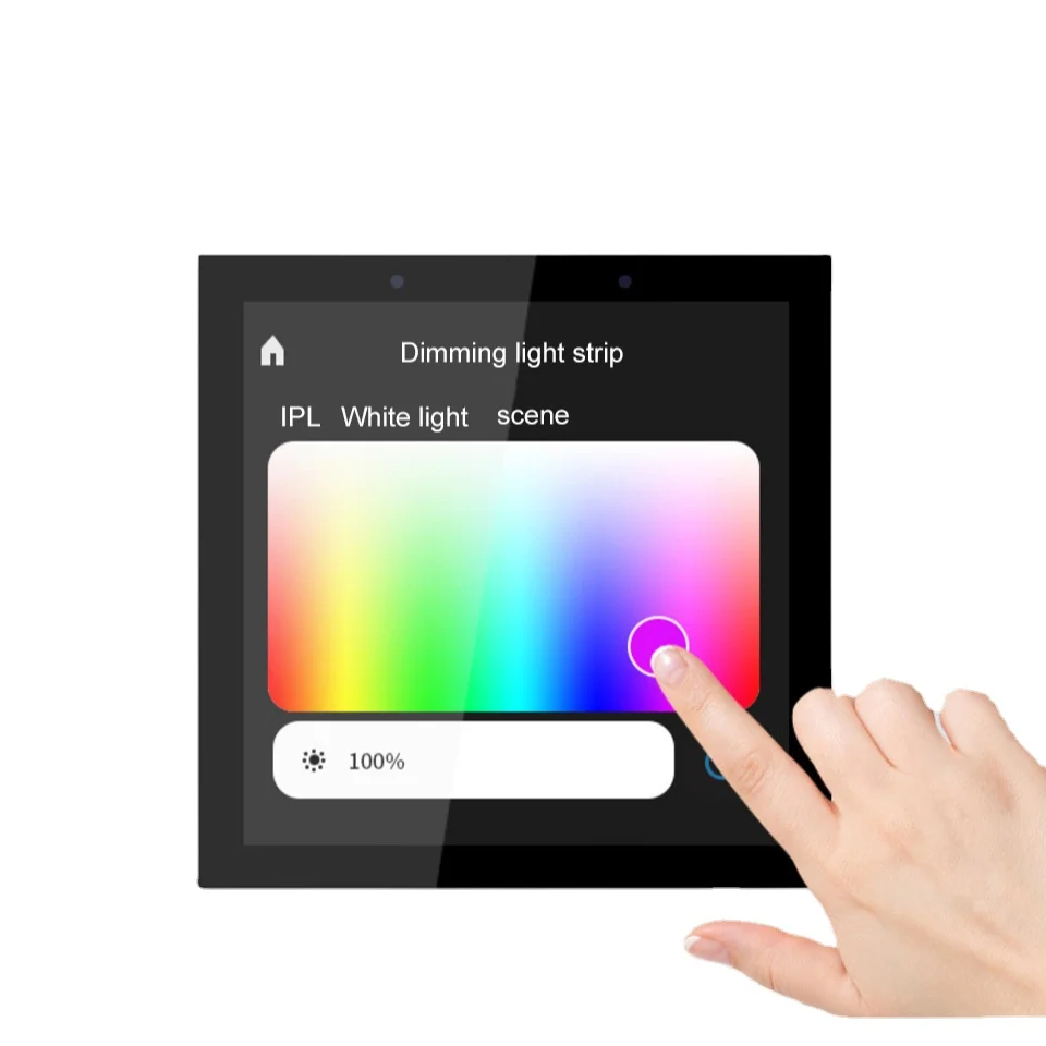 

Tuya Smart Home Multi-functional Touch Screen Control Panel 4/6 inches Central Control for Case Intelligent