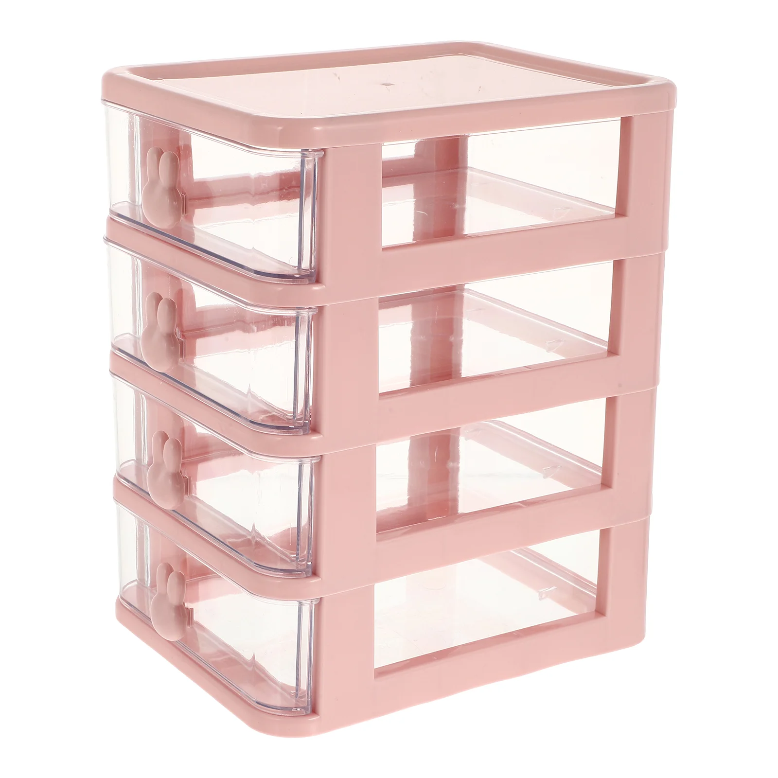 

Penholder Drawer Storage Box Office Desktop Drawers Small 4 Plastic Transparent Table Organizer