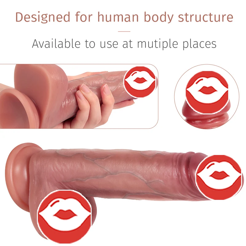 Soft Realistic Huge Penis Cheap Small Anal Dildo Silicone Suction Cup Sex Toys Men Women Gay Strapon Cock |