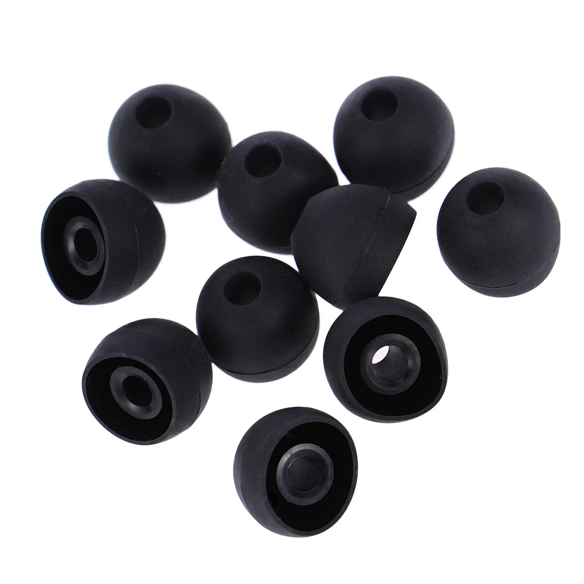 

Earbuds Replacement Tips, 10pcs 13MM Replacement Earbuds Headphones Replacement Ear Pads Silicone Earphone Tips Noise