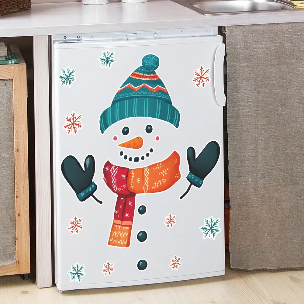 Настенная наклейка Рождественский Снеговик HonC