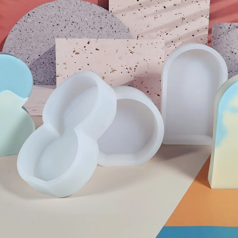 Геометрическая дверь ароматерапия свеча силиконовая форма сделай сам