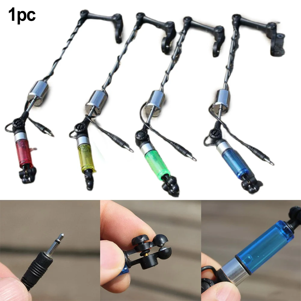 

1pc Carp Fishing Glowing Bite Alarm Fishing Bite Indicator Bites Sensor Stainless Steel Ball Clip Design Fish Tackle