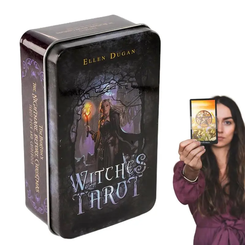 

New Tarot Deck Oracles Cards Mysterious Divination Tarot Card Full English For Women Girls Fortune-telling Cards Board Game