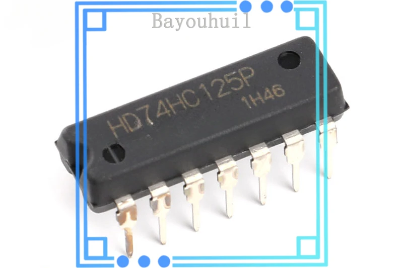 

10PCS Original In-line SN74HC125N Logic Circuit - Quad Bus Buffer DIP-14