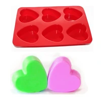 love gift heart shape silicone mold lotion bars soap bath bombs resin candle moulds chocolate cake muffin baking deco supplies