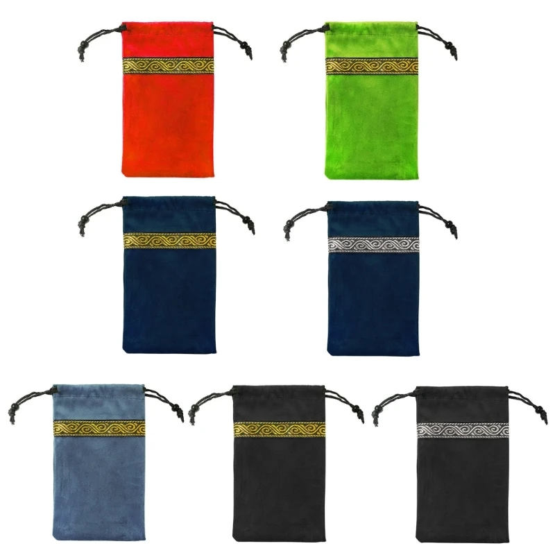 

Mini Wedding Bag Tablecloth Oracles Card Game Bag Jewelry Drawstring Tarot Bag