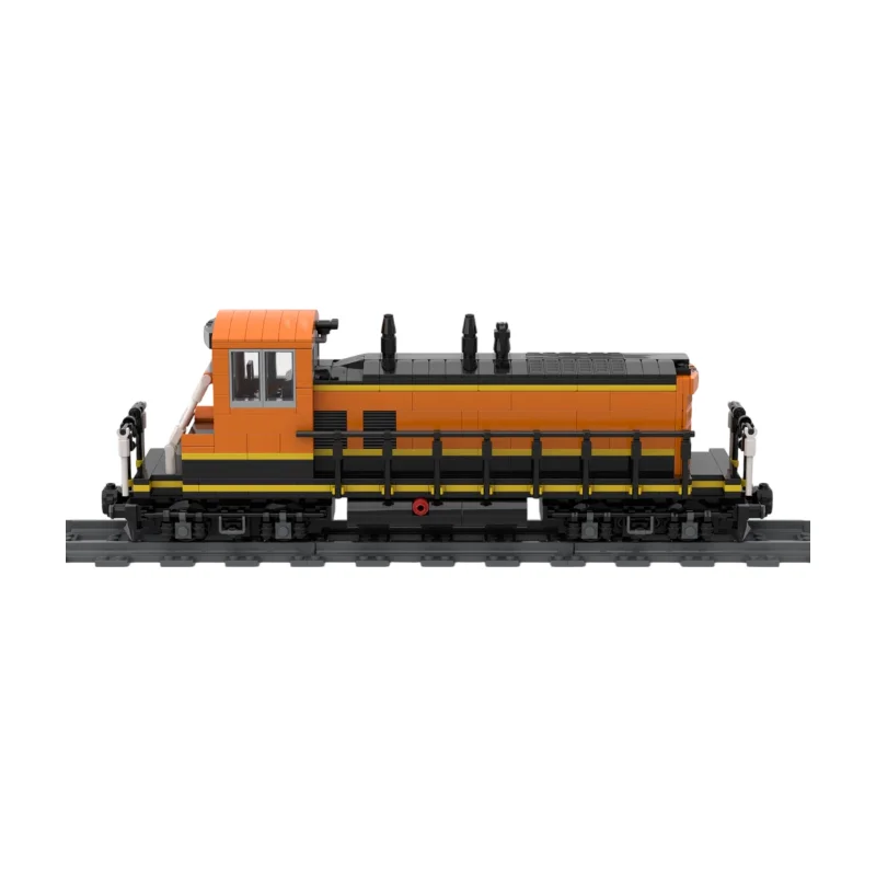Фото Локомотив-маневровый тягач BNSF EMD SW1500, детали MOC, американская дизельная маневровая локомотивная машина, модель для самостоятельной сборки, для коллекционеров железнодорожных моделей. №1