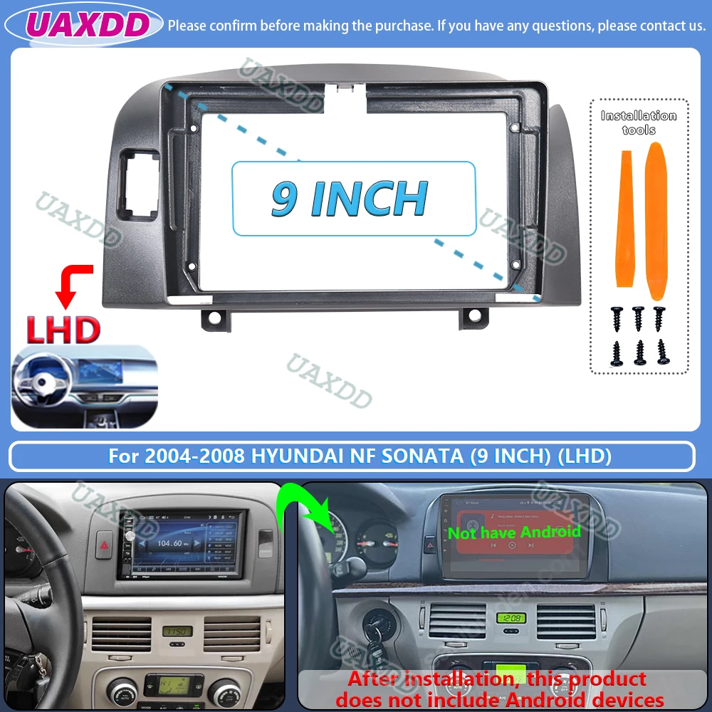 

Для 2004-2008 Hyundai NF SONATA 9-дюймовый автомобильный стерео радиоприемник Android рамка панель лицевой кабель MP5 жгут адаптер мультимедийная приборная панель