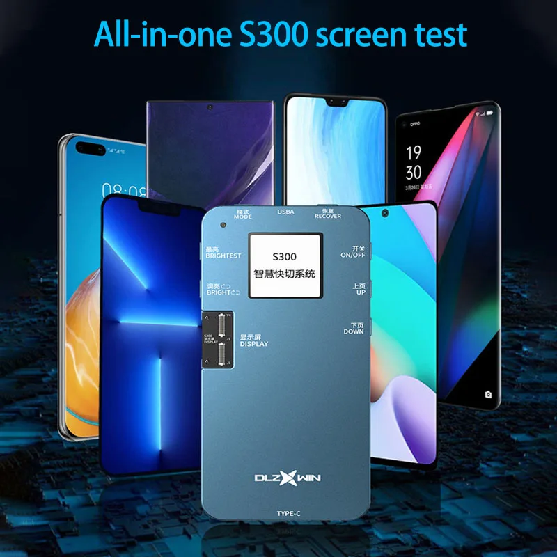 

KULI DLZXWIN DL S300 LCD Screen Test Smartphone Repair Tools Set Complete Kit Cable For Huawei Samsung Xiaomi IPhone VIVO OPPO