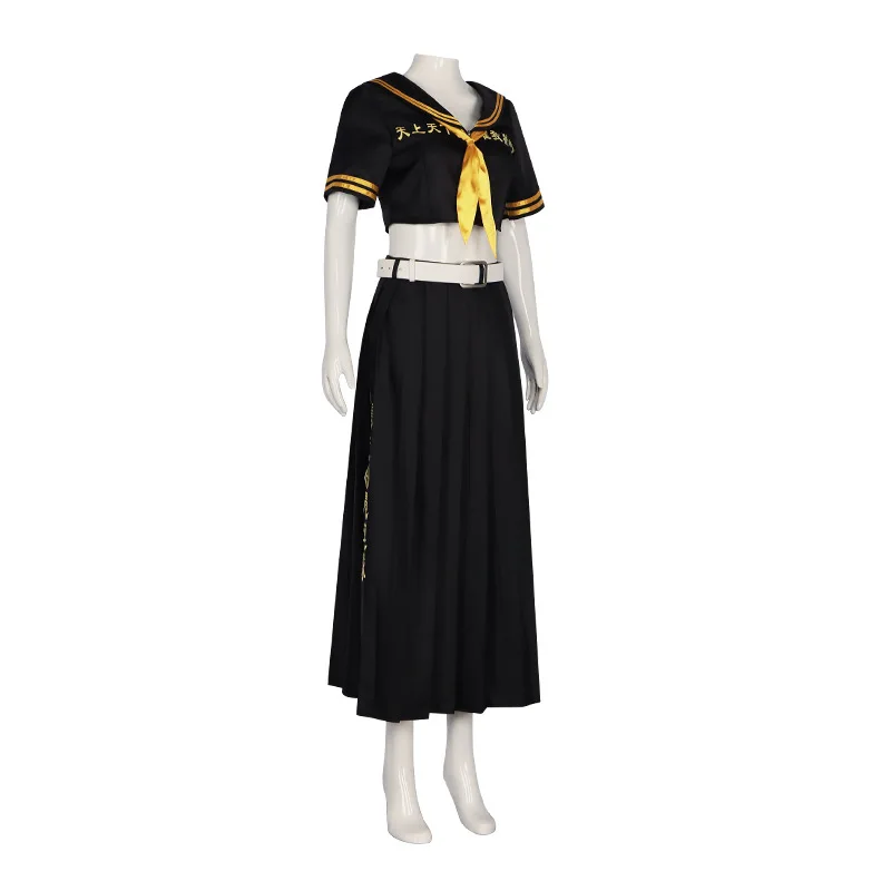 Anime Manjiro Sano Cosplay Costume Tokyo Dress JK Uniform Sailor Halloween for Women Men Accessories