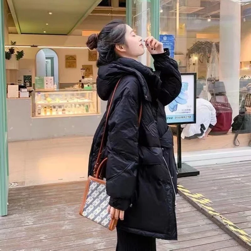 Winter Women's Cold Coat Parkas Coats Super Hot Jackets Cheap Wholesale Women Clothes Hooded Top Korean Fashion Loose New